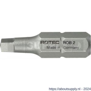 Rotec 809 schroefbit Basic C6.3 Robertson SQD 0x25 mm set 10 stuks - S50910613 - afbeelding 1