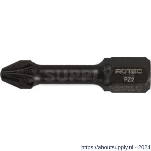 Rotec 817 Impact schroefbit Basic C6.3 Pozidriv PZ 1x30 mm set 10 stuks - S50910724 - afbeelding 1