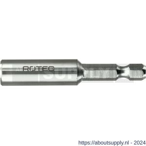 Rotec 818 bithouder E6.3x60 mm niet magnetische huls diameter 11x32 mm met C-ring RVS set 10 stuks - S50910783 - afbeelding 1