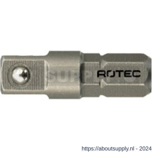 Rotec 820 adapter C6.3 > vierkant 1/4 inch met kogel L=25 mm set 10 stuks - S50910880 - afbeelding 1