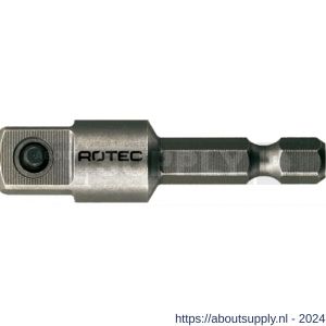 Rotec 820 adapter E6.3 > vierkant 3/8 inch met stift L=50 mm set 10 stuks - S50910884 - afbeelding 1