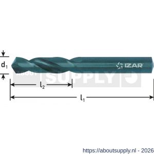 Rotec Izar 131 HSS-G plaatwerkboor DIN 1897 type N diameter 4,0x22x55 mm set 10 stuks - S50901631 - afbeelding 2