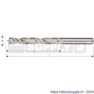 Rotec 236 HSS-G machinale houtspiraalboor diameter 11x160x200 mm - S50903915 - afbeelding 2