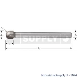 Rotec 270 HM houtrotfrees Silver-Line d2=6 mm diameter 9,5 mm - S50904448 - afbeelding 2