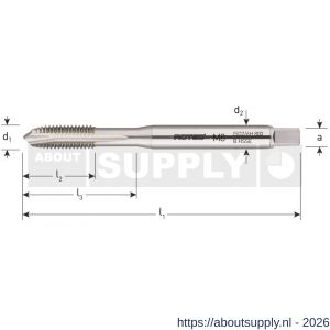 Rotec 330L HSS-E machinetap 800 doorlopend DIN 371 M3 (L) - S50905293 - afbeelding 2