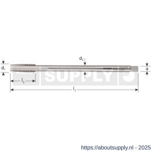Rotec 350 HSS-E machinetap lang doorlopend DIN 357 M10x1,5 mm - S50905682 - afbeelding 2