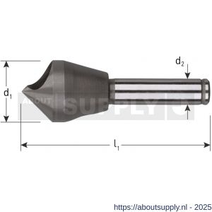 Rotec 417 HSS-E verzinkfrees 90 graden met schuin gat 28 mm (15-20 mm) - S50906370 - afbeelding 2