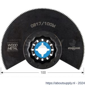 Rotec 519 OS 17/100BI Starlock segmentzaagblad hout-metaal diameter 100 mm - S50906984 - afbeelding 2