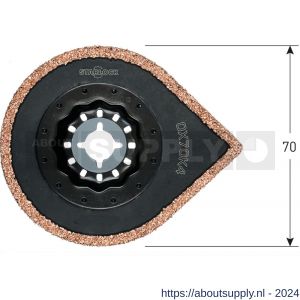 Rotec 519 OX 70K4 Starlock lijmverwijderaar HM-Riff diameter 70 mm - S50906985 - afbeelding 2