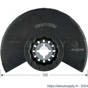 Rotec 519 OSW 100BI Starlock segmentzaagblad gekarteld diameter 100 mm - S50906993 - afbeelding 2