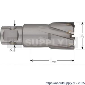 Rotec 546 HM kernboor Hard-Line universeel 19 diameter 50x40 mm - S50908458 - afbeelding 2