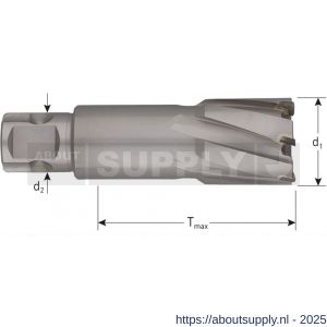 Rotec 546 HM kernboor Hard-Line universeel 19 diameter 22x55 mm - S50908347 - afbeelding 2