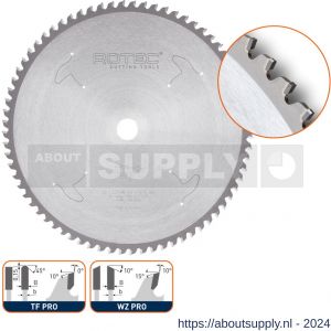 Rotec 556 HM dry-cutter zaagblad RVS Long-Life diameter 230x2,0x30 mm Z=56 WZ Pro - S50909067 - afbeelding 1