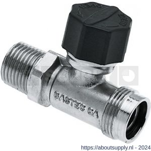 Bonfix gaskomfoor- of aansluitkraan 1/2 inch recht - S51801805 - afbeelding 1