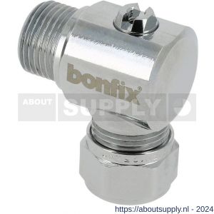 Bonfix kogelstopkraan haaks 3/8 inch buitendraad x 12 - S51805196 - afbeelding 1