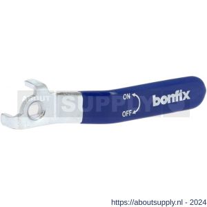 Bonfix stalen hendel voor 1/4 inch, 3/8 inch, 1/2 inch en 3/4 inch blauw - S51801957 - afbeelding 1