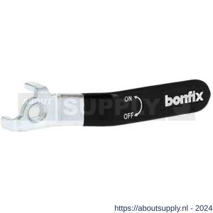 Bonfix stalen hendel voor 1/4 inch, 3/8 inch, 1/2 inch en 3/4 inch zwart - S51801962 - afbeelding 1