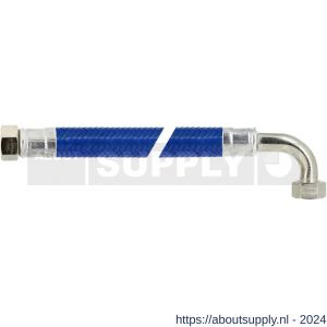 Bonfix flexibele EPDM slang blauw 3/4 inch binnendraad x 3/4 inch binnendraad haaks 100 cm - S51802130 - afbeelding 1