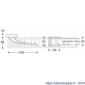 Wallebroek M&T 90.0007.46 krukgarnituur Toro messing mat nikkel ongelakt - Y32101126 - afbeelding 2