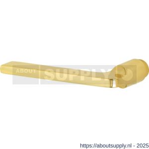 Wallebroek Mi Satori 00.0046.45 deurkruk gatdeel links Piatto messing gepolijst gelakt - Y32102841 - afbeelding 1