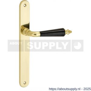 Wallebroek Mi Satori 00.0160.01 krukgarnituur Antique Smal ovaal messing gepolijst gelakt-bakeliet blind - Y32101893 - afbeelding 1