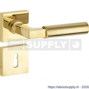 Wallebroek Mi Satori 00.0098.48 krukgarnituur Bauhaus verdekt BB messing gepolijst ongelakt - Y32101229 - afbeelding 1