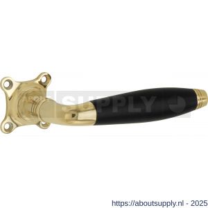 Wallebroek Mi Satori 00.0191.46 krukgarnituur Bonton Bonton messing gepolijst ongelakt-ebben - Y32101294 - afbeelding 1