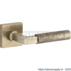 Wallebroek Mi Satori 00.0098.46 krukgarnituur Bauhaus verdekt messing getrommeld ongelakt - Y32101232 - afbeelding 1