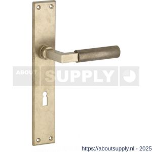 Wallebroek Mi Satori 00.0100.12 krukgarnituur Bauhaus messing getrommeld ongelakt BB72 - Y32101947 - afbeelding 1