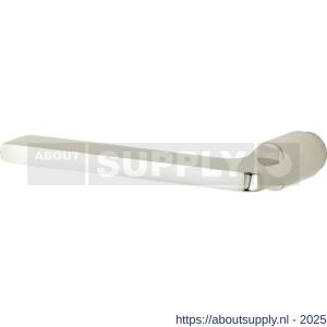 Wallebroek Mi Satori 00.0046.45 deurkruk gatdeel links Piatto messing glans nikkel - Y32102843 - afbeelding 1