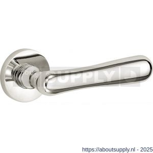 Wallebroek Mi Satori 00.0221.46 krukgarnituur Linea XL Vivo messing glans nikkel - Y32101466 - afbeelding 1