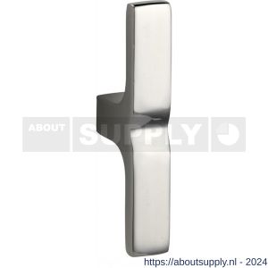 Wallebroek Cardea 50.0016.90 deurkruk gatdeel T-model Retto messing glans nikkel - Y32102565 - afbeelding 1