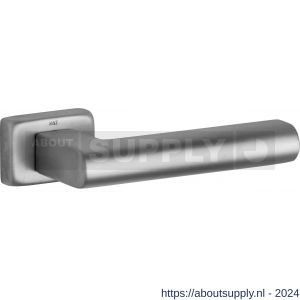 Wallebroek M&T 90.0016.46 deurkruk gatdeel Mini C messing mat nikkel ongelakt rechts - Y32102597 - afbeelding 1