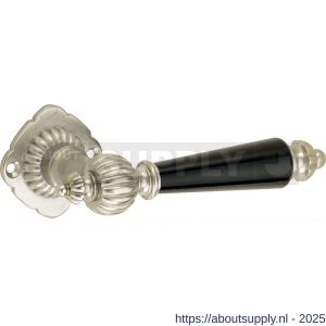 Wallebroek Mi Satori 00.0165.46 krukgarnituur Nouveau messing antiek nikkel-bakeliet - Y32101479 - afbeelding 1