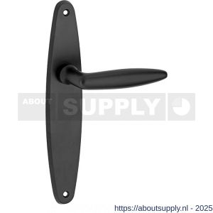Wallebroek Mi Satori 00.0137.01 krukgarnituur Dudok Elips messing mat zwart blind - Y32102003 - afbeelding 1