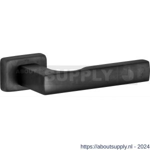 Wallebroek M&T 90.0017.46 deurkruk gatdeel Mini S messing mat zwart PVD links - Y32102601 - afbeelding 1
