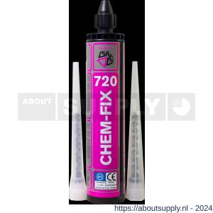 Connect Products Seal-it 720 Chem-Fix chemisch anker grijs koker 290 ml - S40780000 - afbeelding 1