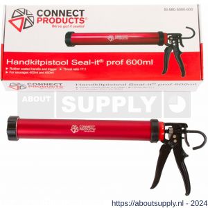 Connect Products Seal-it 580 handkitpistool Prof 600 ml zwart-rood - S40780195 - afbeelding 1