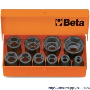 Beta 710/C10 slagdop set 3/8 inch zeskant 10 delig - Y51280861 - afbeelding 2