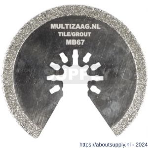 Multizaag MB67 zaagblad diamant rond Universeel los UNI - S40680150 - afbeelding 1
