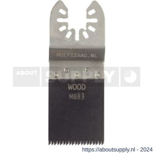 Multizaag MB83 zaagblad Universeel hout 35 mm breed 40 mm lang blister 5 stuks UNI MB83 - S40680050 - afbeelding 1
