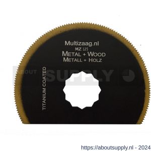 Multizaag MZ125 zaagblad HSS titanium Supercut half rond 85 mm blister 5 stuks SC MZ125 - S40680242 - afbeelding 1