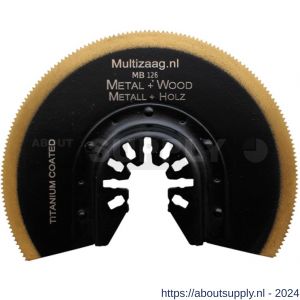 Multizaag MB126 zaagblad HSS titanium Universeel halve maan los UNI - S40680234 - afbeelding 1