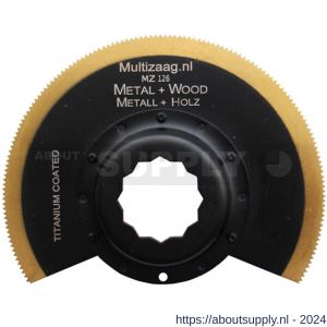 Multizaag MZ126 zaagblad HSS titanium Supercut halve maan los SC - S40680237 - afbeelding 1