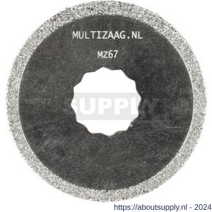 Multizaag MZ67 diamant zaagblad rond Supercut los SC - S40680153 - afbeelding 1