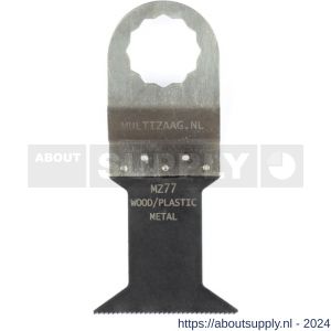 Multizaag MZ77 zaagblad bi-metaal Supercut 45 mm breed 42 mm lang blister 5 stuks SC MZ77 - S40680098 - afbeelding 1