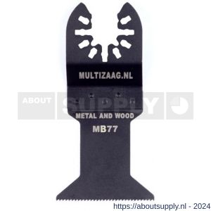 Multizaag MB77 zaagblad bi-metaal Universeel 45 mm breed 42 mm lang blister 1 stuk UNI MB77 - S40680079 - afbeelding 1