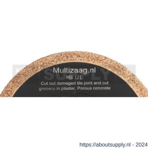 Multizaag MB121 slijpblad Universeel steen-beton halfrond los UNI - S40680168 - afbeelding 2