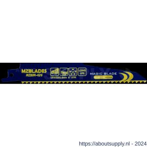 Multizaag MZBIM-426 reciprozaagblad bi-metaal Universeel breedte 19 mm lengte 150 mm dikte 1,6 mm UNI - S40680350 - afbeelding 1
