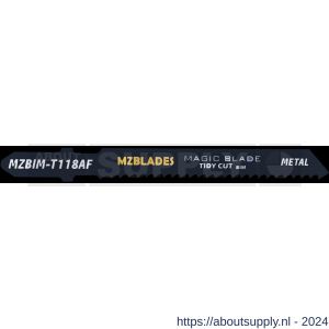 Multizaag MZBlades MZBIM-T118AF decoupeerzaagblad bi-metaal Universeel tandafstand 1,1-1,5 mm lengte 92 mm dikte 1,5 mm UNI - S40680327 - afbeelding 1